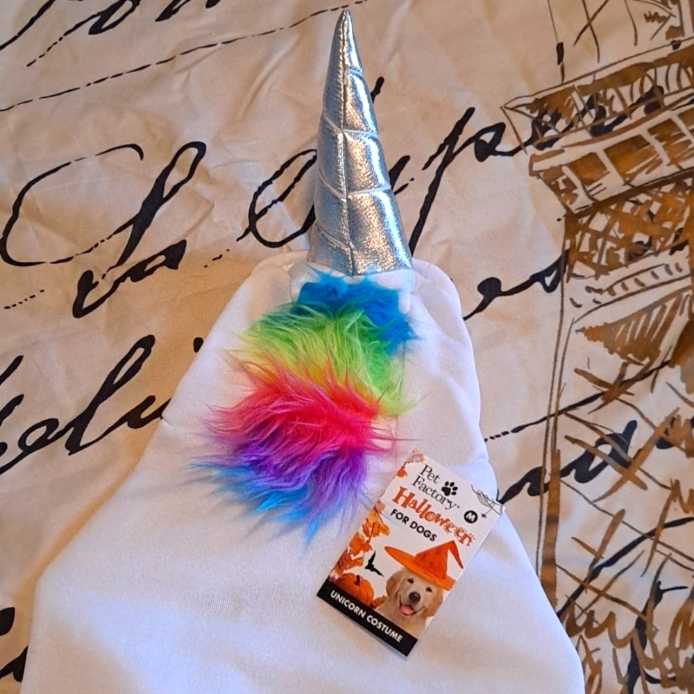NWT Unicorn Halloween Costume by Pet Factory For Dogs or Cats - Picture 2 of 9